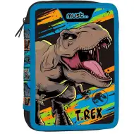 Must - Jurassic World: T-Rex dwupoziomowy piórnik z wyposażeniem 15x21 cm