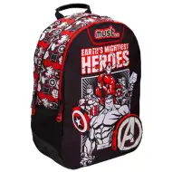 Must: Avengers czarno-czerwony plecak szkolny, plecak 32x18x43 cm