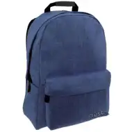 Must: Ciemnoniebieski Monochrome Jeans plecak szkolny 32x17x42 cm