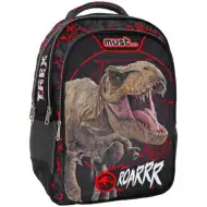 Must: Jurassic World T-rex zaokrąglony ergonomiczny plecak szkolny 33x18x43 cm
