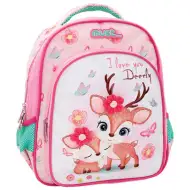 Must: Kocham Cię Deerly uroczy plecak z jelonkiem 27x10x31 cm