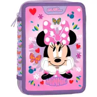 Must: Piórnik z wyposażeniem z Myszką Minnie w kolorze fioletowym