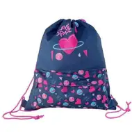 Must: Worek na buty i sportowy z motywem kosmosu i miłości 33x39cm