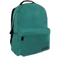 Must: Zielony Monochromatyczny RipStop plecak szkolny, plecak 32x17x42cm