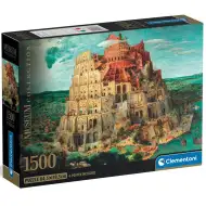 Muzealna Kolekcja: Wieża Babel 1500 elementów compact puzzle - Clementoni