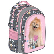 My Little Friend Sweet Pomeranian plecak szkolny z psem, tornister BPL58 40x29x19cm