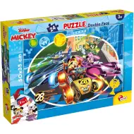Myszka Miki 2 w 1 puzzle 24-elementowe i kolorowanka 50x35 cm - Lisciani