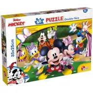 Myszka Miki 2 w 1 puzzle 48 elementów i kolorowanka 35x25 cm - Lisciani