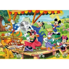 Myszka Miki Supercolor 2 w 1 puzzle 2x60 elementów - Clementoni zdjęcie 2
