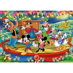 Myszka Miki Supercolor 2 w 1 puzzle 2x60 elementów - Clementoni zdjęcie 3