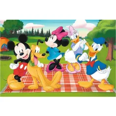 Myszka Miki i przyjaciele: Piknik 24-elementowe Maxi puzzle - Trefl zdjęcie 2