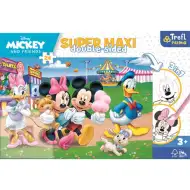 Myszka Miki i przyjaciele SuperMaxi dwustronne 3 w 1 puzzle 24 elementy