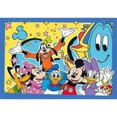Myszka Miki i przyjaciele Supercolor 2 w 1 puzzle 2x20 elementów - Clementoni zdjęcie 2