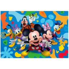 Myszka Miki i przyjaciele Supercolor puzzle 104 elementów - Clementoni zdjęcie 2
