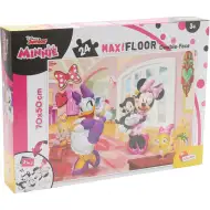 Myszka Minnie 2 w 1 maxi puzzle 24 elementowe i kolorowanka 70x50 cm – Lisciani