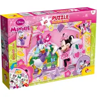 Myszka Minnie 2 w 1 puzzle i kolorowanka 60 elementów 50x35cm – Lisciani