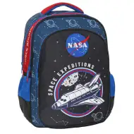 NASA Space Expeditions trzykomorowy plecak szkolny, 33x18x43 cm