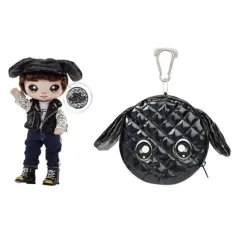 Na! Na! Na! Surprise: 2-w-1 Glam Metallic niespodzianka lalka modowa z portfelem - Maxwell Dane zdjęcie 3