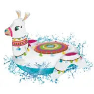 Nadmuchany materac gumowy "Lama jumbo" o długości 115 cm