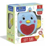 Nakręcany, grający, miękki pluszowy ptaszek - Clementoni baby