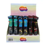 Nebulo: 10-kolorowy długopis Offroad design różne rodzaje 1 sztuka