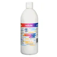 Nebulo: Biała tempera w płynie w butelce 500 ml