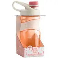Nebulo: Butelka Wabo Grap n Go z różowym korkiem 450 ml