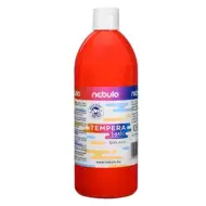 Nebulo: Czerwona płynna tempera w butelce 500 ml
