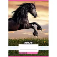 Nebulo: Konik w zachodzie słońca zeszyt w linie dla klasy 4 A/5 21-32
