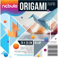 Nebulo: Papier do origami 20x20 cm, 10 sztuk, 80g
