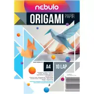 Nebulo: Papier do origami w formacie A4, 10 sztuk, 80g