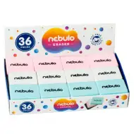 Nebulo: Pastelowa gumka do mazania w różnych kolorach, 1 sztuka