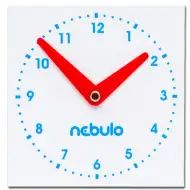 Nebulo: Plastikowa analogowa tarcza zegara