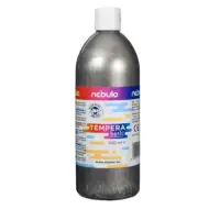 Nebulo: Srebrna płynna tempera w butelce 500 ml.