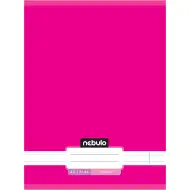 Nebulo: Szyty zeszyt w linie neonowy różowy 81-32 A4