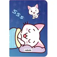 Nebulo: Teczka gumka A4 rozmiar Kot