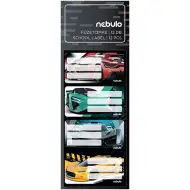 Nebulo: Zestaw 12 naklejek na zeszyty z samochodami sportowymi