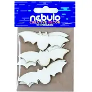 Nebulo: Zestaw 6 dekoracyjnych nietoperzy z tektury
