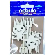 Nebulo: Zestaw 6 tekturowych dekoracji z diabłami