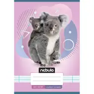 Nebulo: Zeszyt liniowy dla 1 klasy zszywany A5 14-32 ze zwierzętami - Koala
