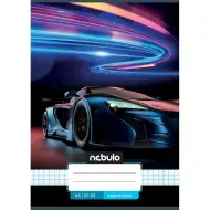 Nebulo: Zeszyt w kratkę A5 z motywem neonowego auta 27-32