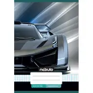 Nebulo: Zeszyt w kratkę z zszywkami z motywem sportowego samochodu 27-32 A/5