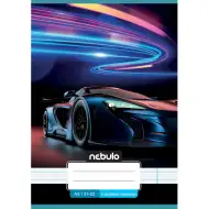 Nebulo: Zeszyt w linie do klasy 4 w formacie A5 z motywem neonowego samochodu, 21-32
