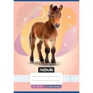 Nebulo: Zeszyt w linie z wzorem konia dla klasy 4, format A5 21-32