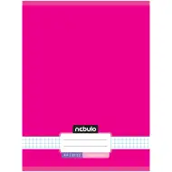 Nebulo: Zszyty w kratkę neonowo-różowy zeszyt 87-32 A/4