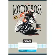 Nebulo: Zszyty zeszyt w kratkę A5 27-32 z motywem motocross