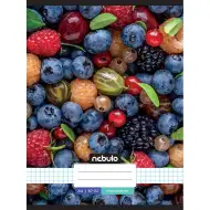 Nebulo: Zszyty zeszyt w kratkę z motywem owocowym 87-32 A/4