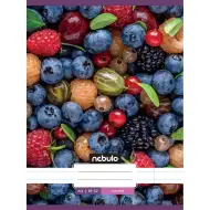 Nebulo: Zszyty zeszyt w linie z motywem owocowym 81-32 A/4