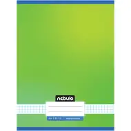 Nebulo: Zszyty zielony zeszyt w kratkę, świeży kolor, 87-32 A/4