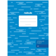 Nebulo: zeszyt spiralny w linię A5